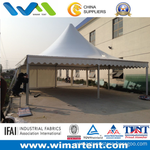 8mx8m White Aluminum PVC Pagoda Outdoor Tent